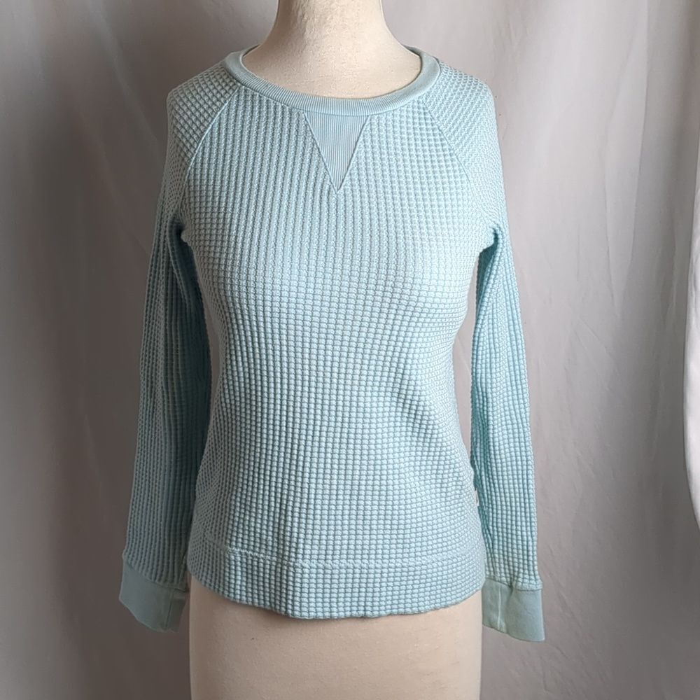 The North Face Women Blue Long Sleeves Shirt Size S